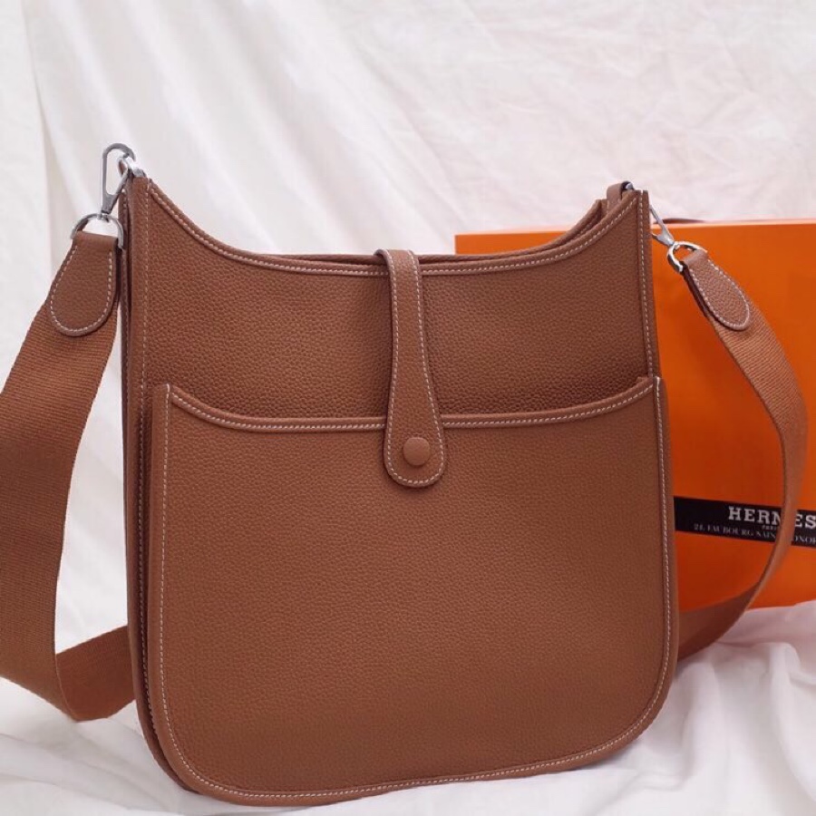 에르메스 에블린29 골드브라운 은장